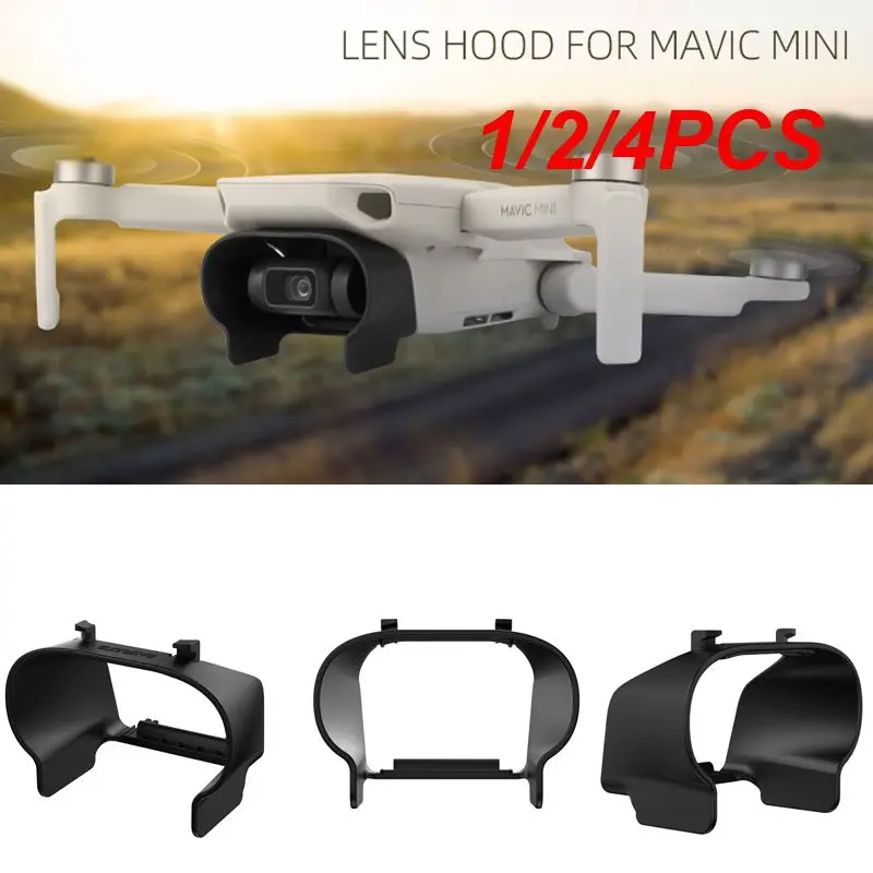 Copriobiettivo Antiriflesso 1/2/4Pcs Per Dji Mini 2/Mini Se Parasole Parasole Paraluce Per Dji Mavic Mini Drone Accessori