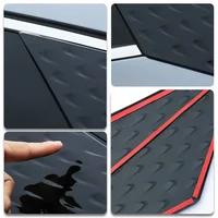 Car Window Pillar Posts Trim B C Column Cover Sticker Decal For BYD YUAN Plus ATTO 3 Champion Edition Auto sticker Accessories 5
