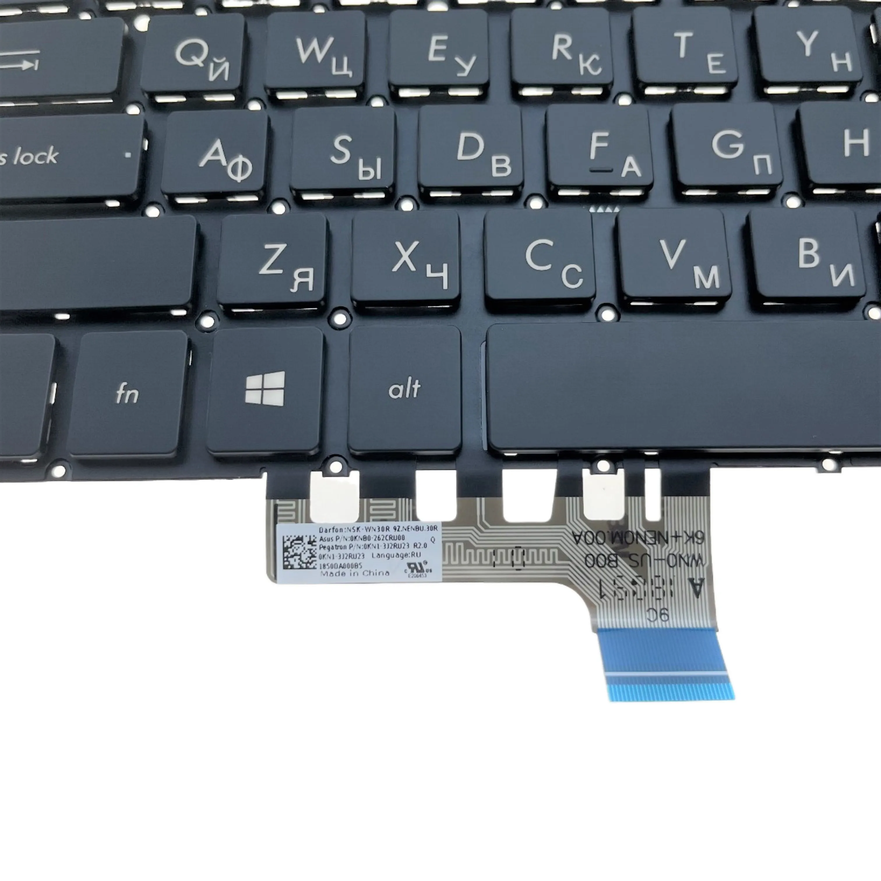 New Russo Teclado Backlit Portátil para Asus Zenbook 13 Ux331u Ux331ua Ux331ual Ux331un Ux3310kn 9z.nenbu.30r 0knb0262cru00 - Imagem 5
