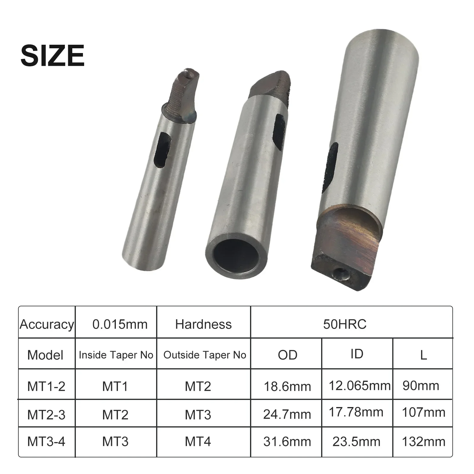 Manguito Reductor BAER – Cono Morse MK5 A MK3 – Adaptador Para Máquina Herramienta