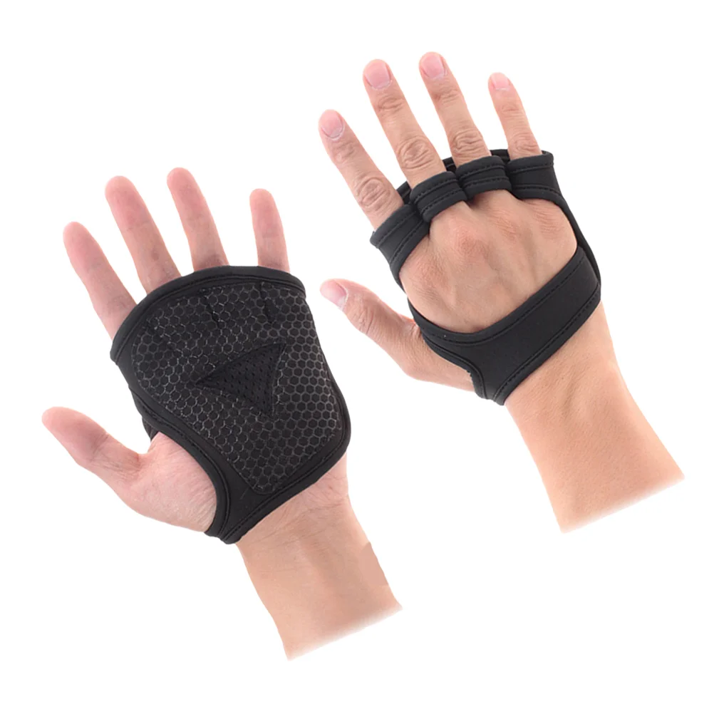 

Ventilated Weight Lifting Gloves Fitness Cross Training Gloves Non-Slip Palm Sleeve Great for Pull Ups Cross Training Fitness