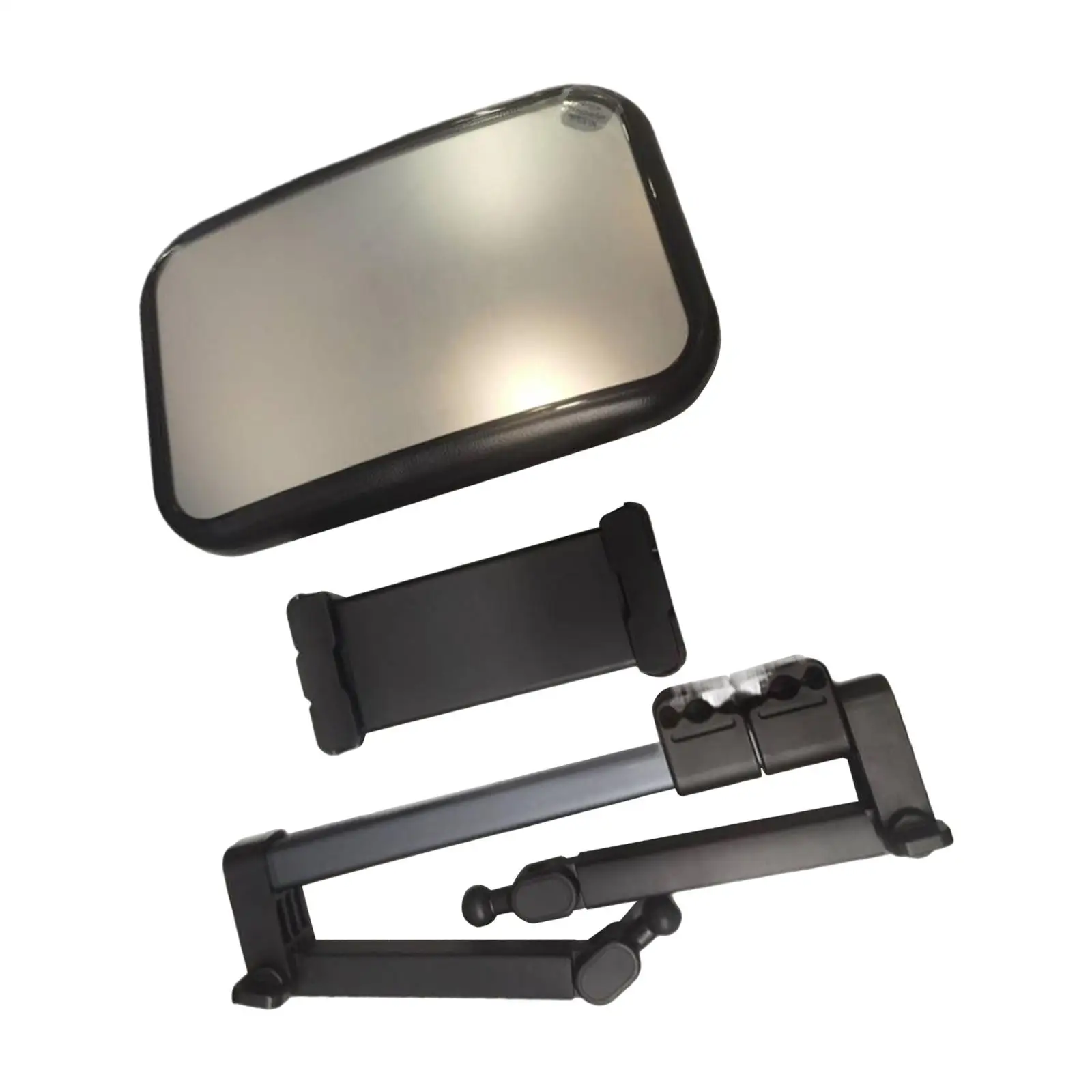 Baby Car Mirror Security Baby Mirror for Car with Tablet Holder, Shatterproof ,2 in 1 Car Mirror for Baby,Car Headrest