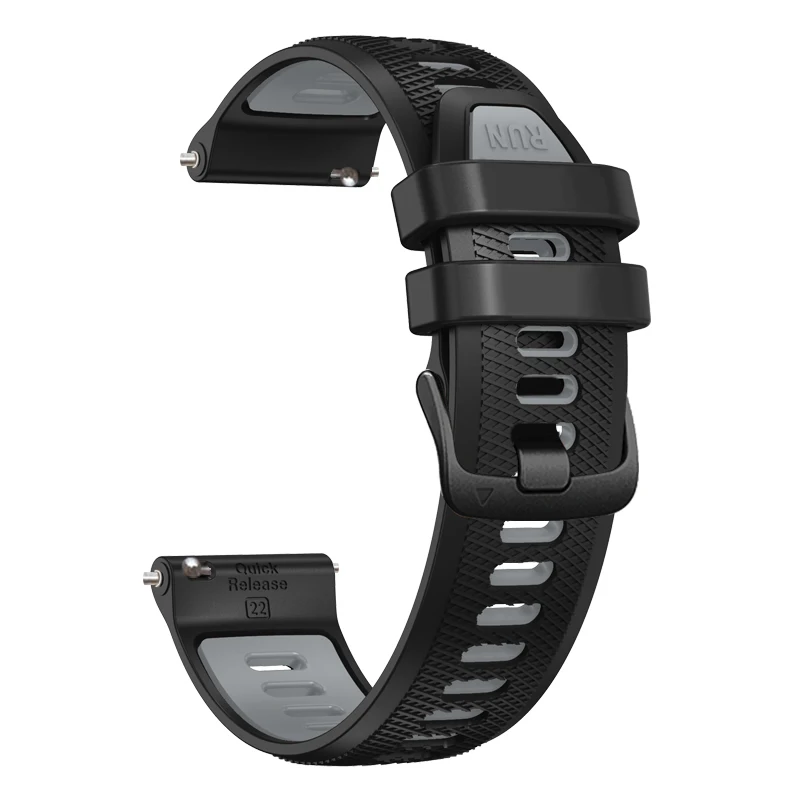 Premium 22mm Silicone Watchband Bracelet - Official Strap Replacement