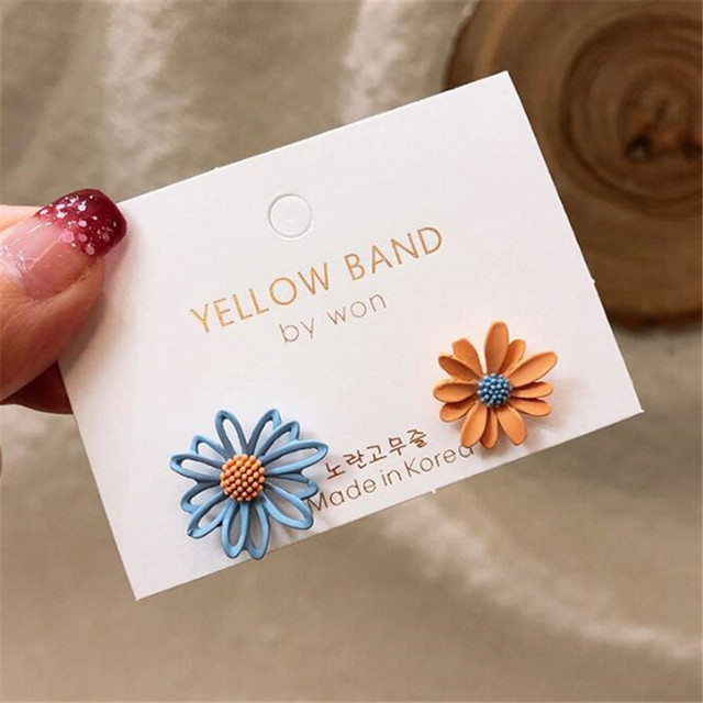 Small Flower Earrings for Women Girls Kids Sweet Jewelry Gifts Boucle D'oreilles Aretes De Mujer Simple Accessories 2022