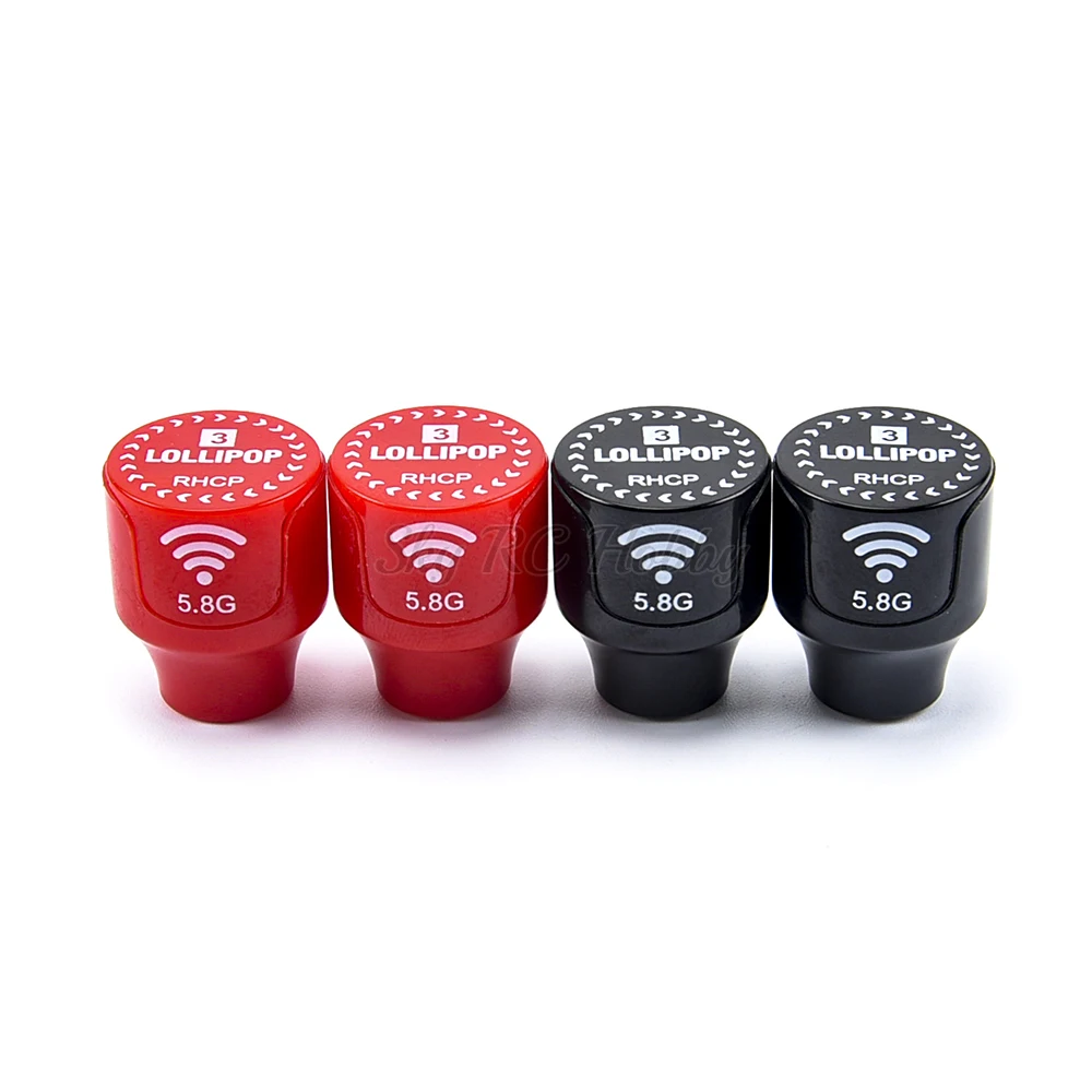Antenne FPV Lollipop 3 LHCP RPSMA/SMA/MMCX/UFL 5.8G pour Drone