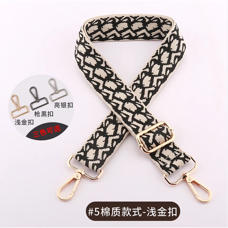 

Three Colors Available Cotton Bag Strap Crossbody Long Strap Adjustable Durable Tote Shoulder Strap