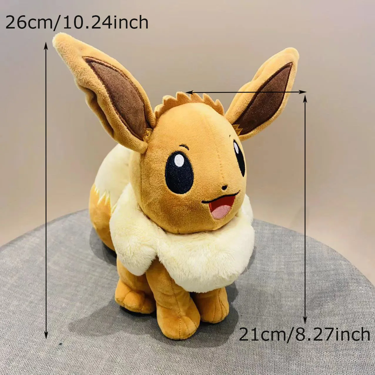 thumbnail image 1 of 18-28cm Pokemon Plush Toy Grookey Sprigatito Oshawott Leafeon Espeon Morpeko Gonbe Mimikyu Anime Figure Peluche Toys, 1 of 5