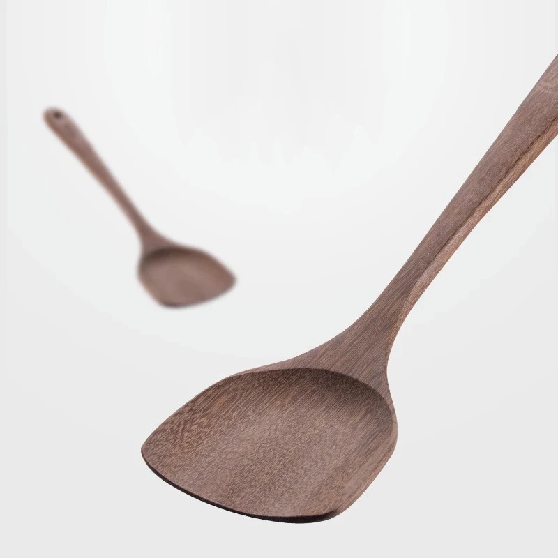 Non-stick Wooden Turner Cooking Tool Rice Spoon Cookware Spatula For Non-stick Pan Kitchen Accessories Wood Shovels