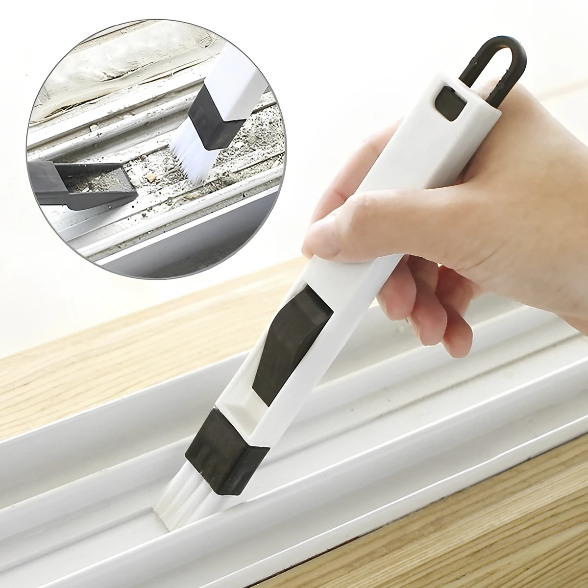 9 Pack Groove Cleaner Brush Set Multipurpose Hand-held Cleaning Brush Deep Cleaning Reusable Tile Joint Scrub Brush