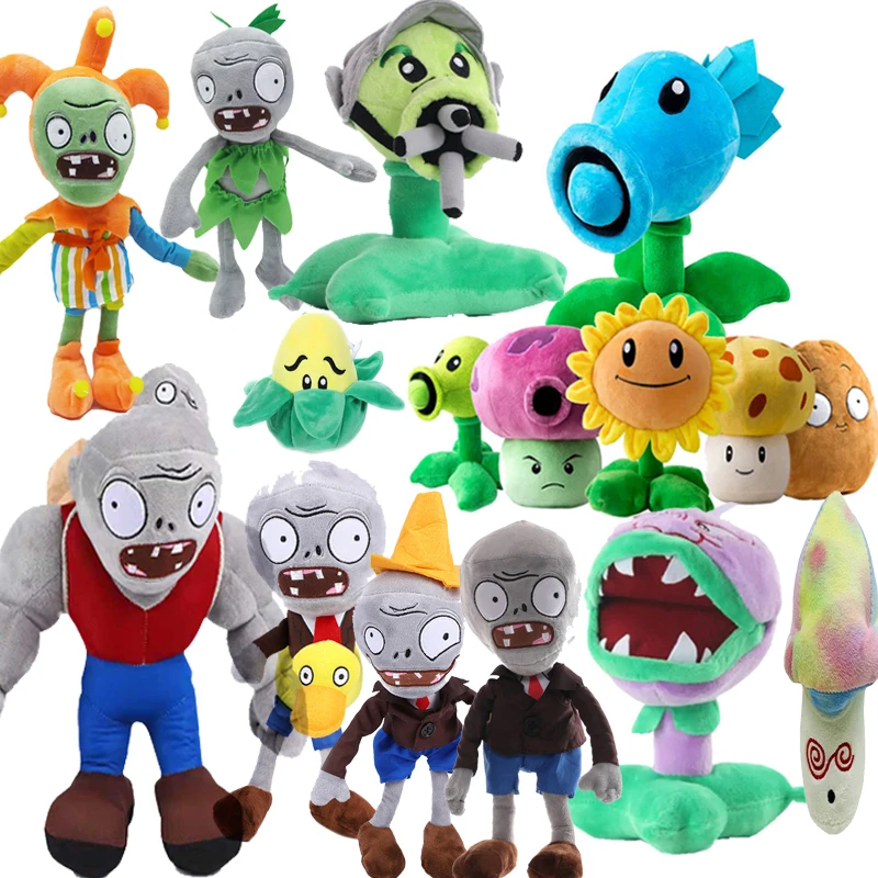 NEW-Plants-vs-Zombies-Plush-Toys-Peashooter-SunFlower-Games-PVZ-Plants ...