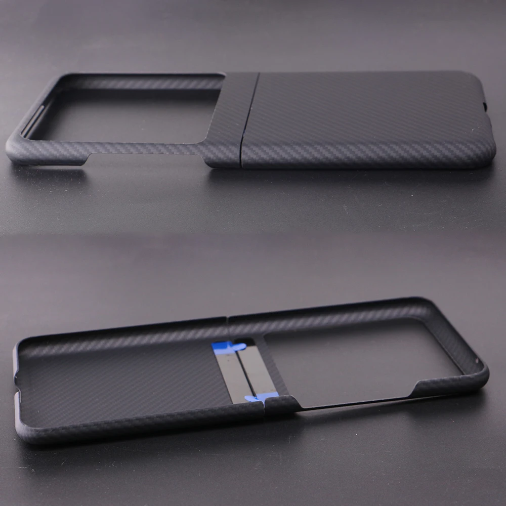 Ultra-Thin Kevlar Real Carbon Fiber 600D Phone Case For Motorola Razr 40UItra Pure Carbon  Aramid Fiber Shockproof Cover