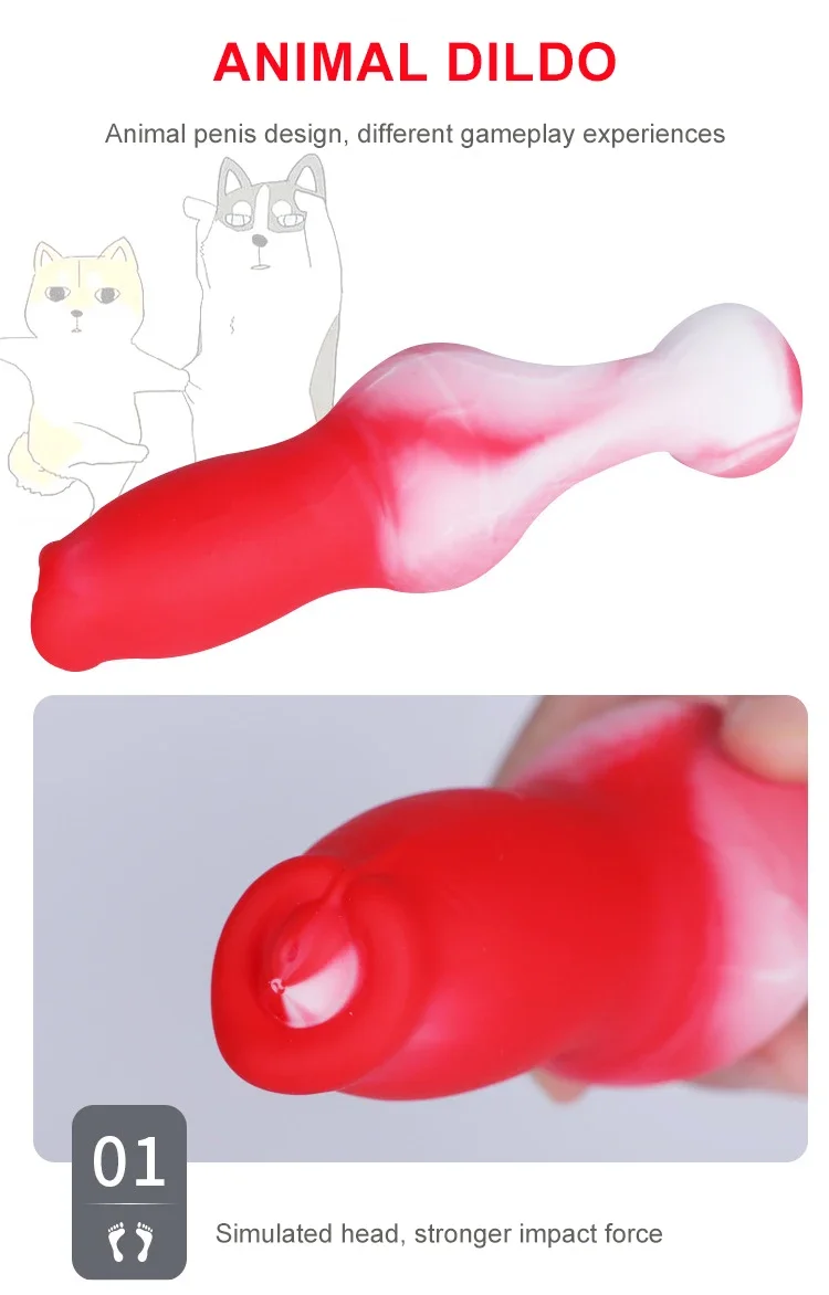 Hund-Schwanz-Sex-Dildo-Tier-Penis--BDSM-Hundeknoten-Dildo-Flirten-Erwachsene  | eBay.de