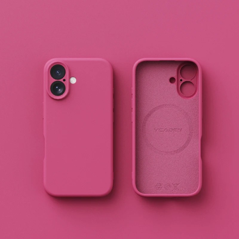 Original Liquid Silicone For Magsafe Magnetic Case For iPhone 17Air 16E 16 Plus 15 14 13 12 17 Pro Max Soft Matte Candy Cover 4