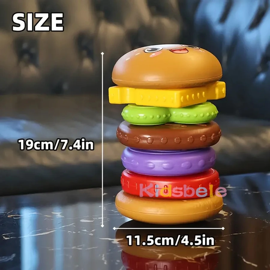Gioco educativo burger da impilare per bambini apprendimento_voghion.com