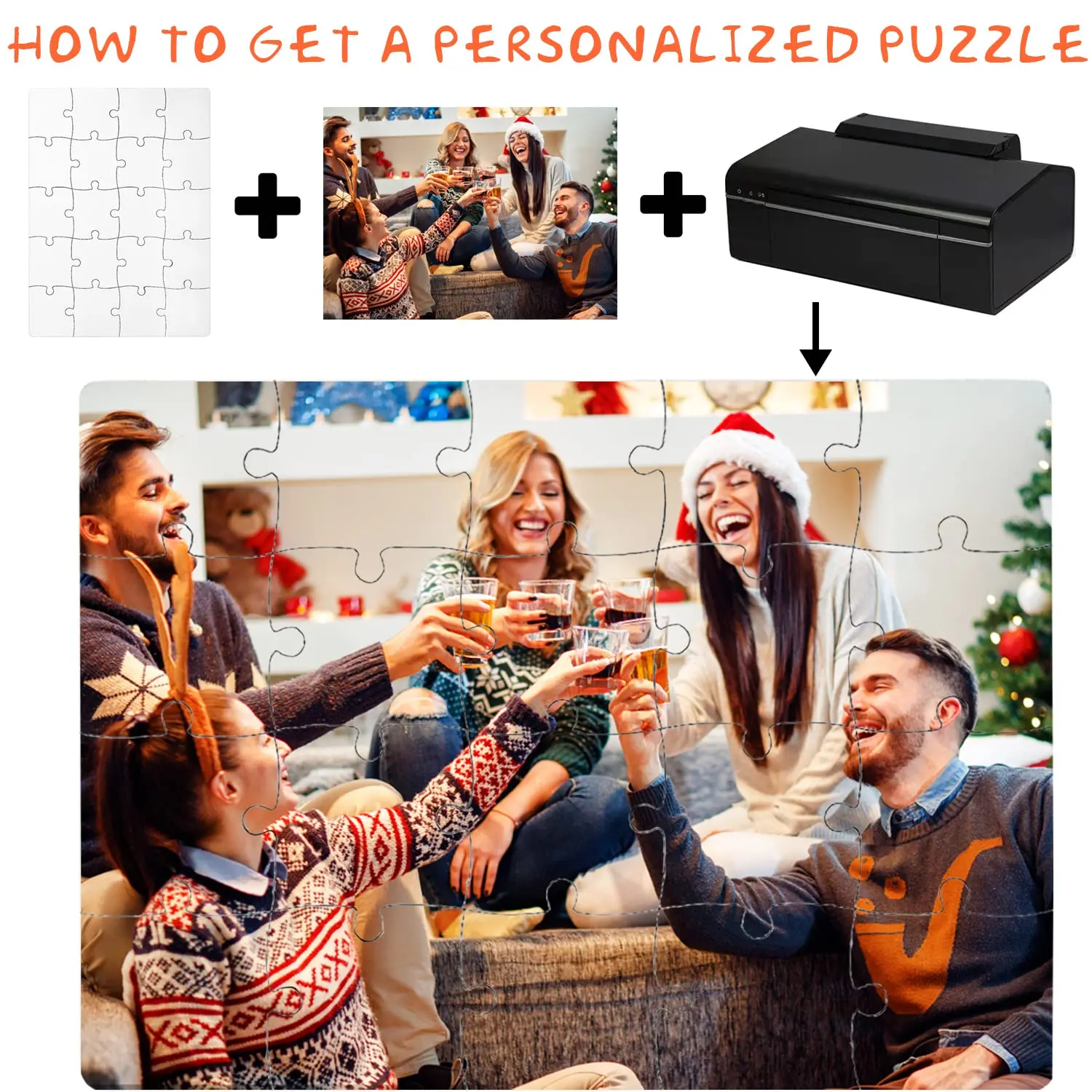 Sublimation Puzzle (Pack of 5)