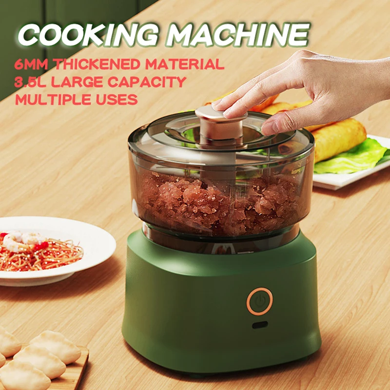 MiniWirelessElectricGarlicPressDualPurposeGarlicPuree350ml