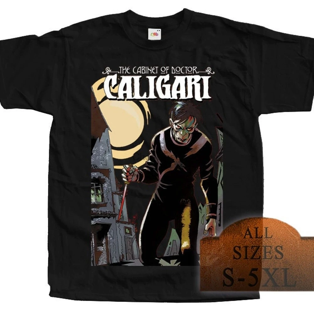 Ужасный постер The Cabinet of Dr. Caligari V17 футболка всех размеров S 5XL хлопок |