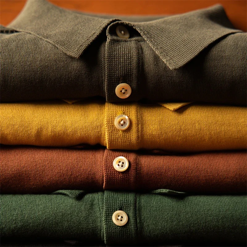 

Red Tornado Retro 60s Polo Shirt Summer Men's Casual Short Sleeve Knit T-Shirt
