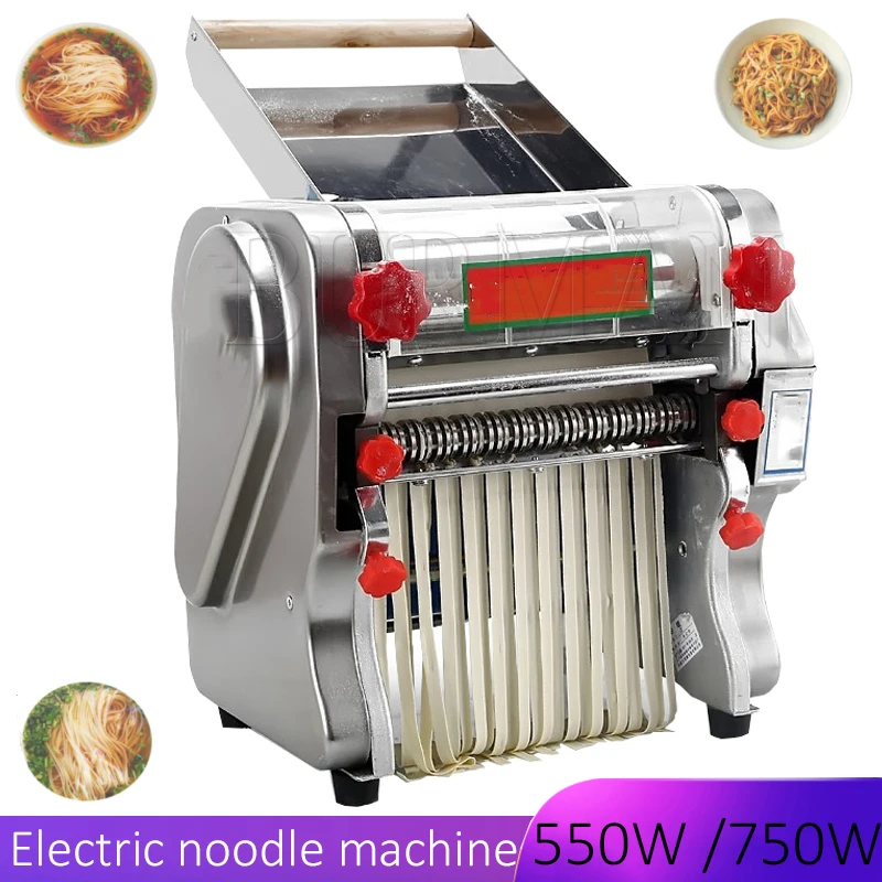 

Household Small Electric Dough Press Commercial Dough Machine Stainless Steel Dumpling Wrapper Machine Noodle Maker Automatic