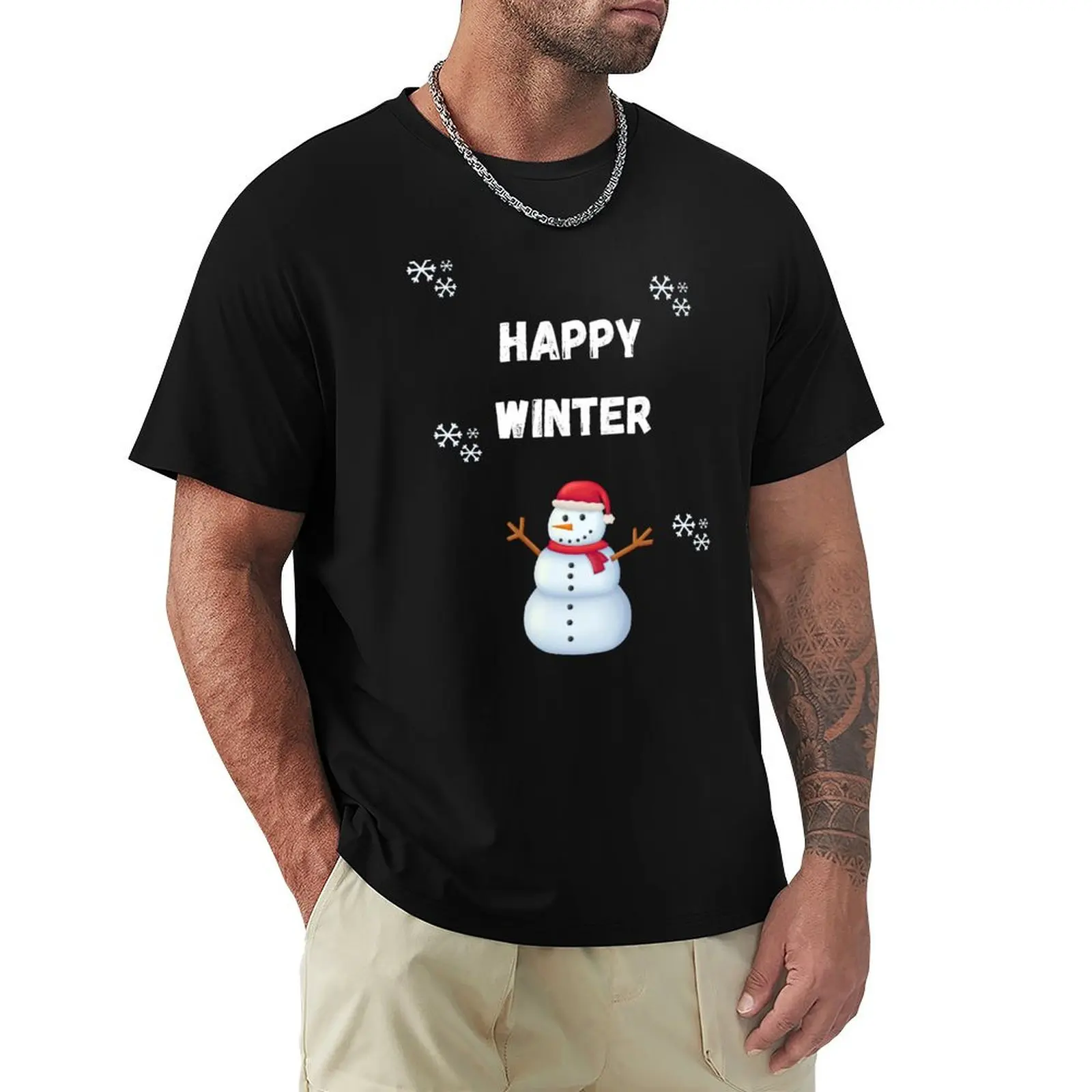 

Black T-shirt for winter T-Shirt customizeds tops designer t shirt men
