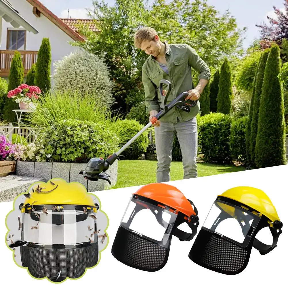 PVC Protective Face Mask For Cutting Grass And Gardening