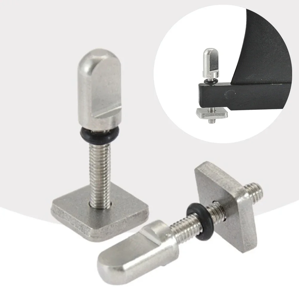 2 Pcs Surfboard Tail Fin Screw Quick Fit Fin Nut & Bolt For Sup / Surf Etc. Surfboard Tail Screw New
