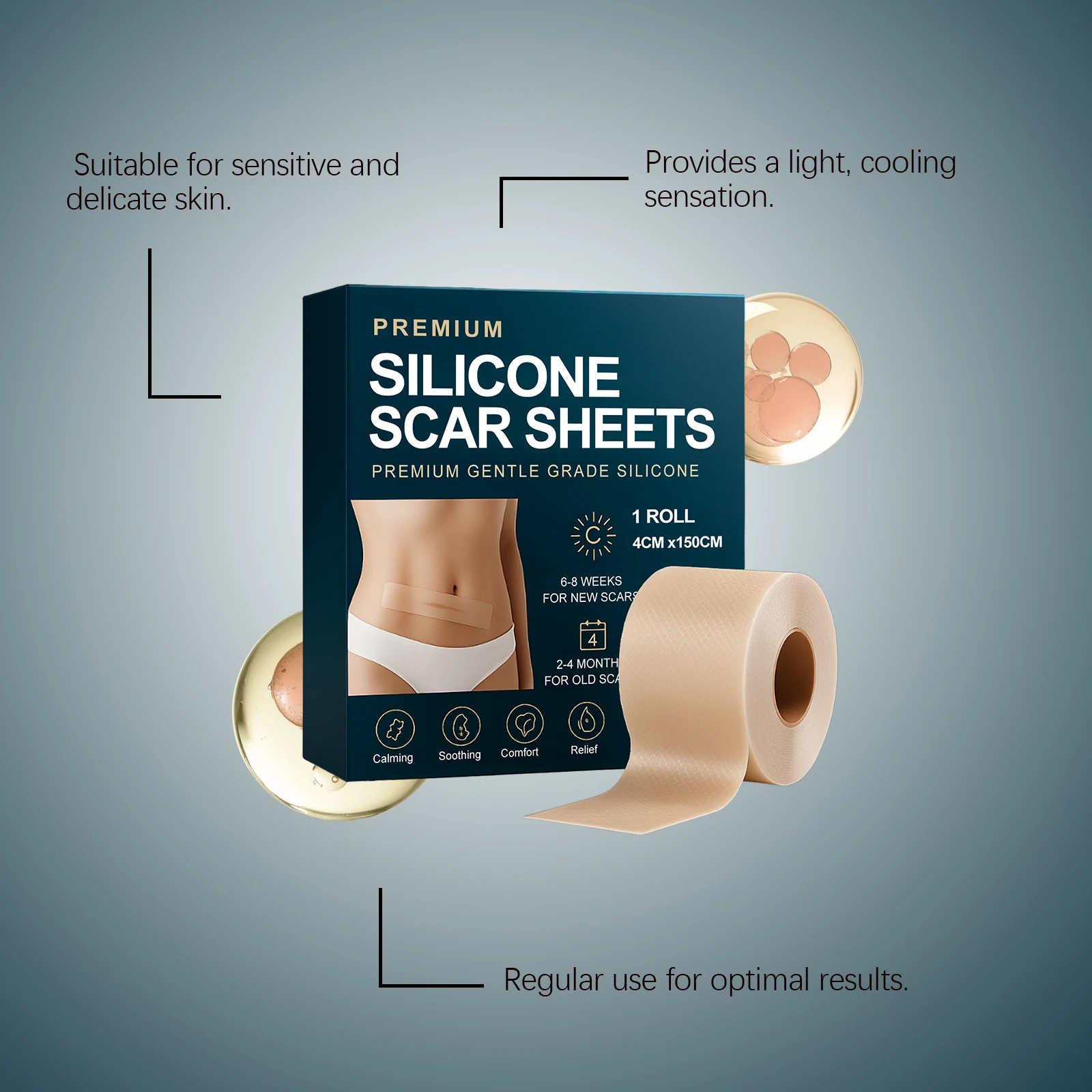 Skin Care Patch - Nourishes Skin with Its Ingredients, Covers Skin Imperfections and Improves Skin Smoothness