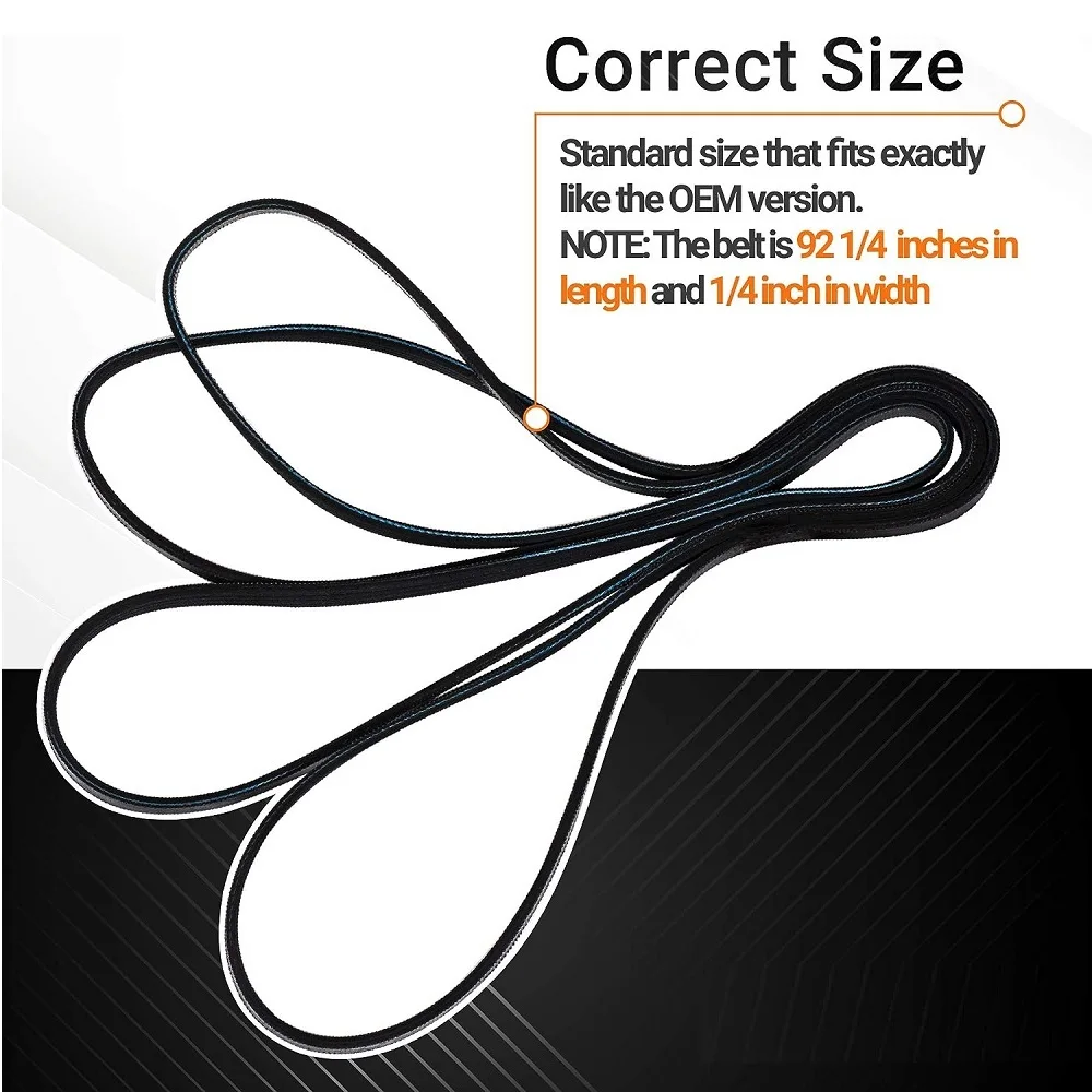 Description Picture 4 of item341241 Dryer Drum Belt for Whirlpool Kenmore Dryer 8066065 AP2946843 W10127457 PS346995 14210003 31531589 31001026 3394651