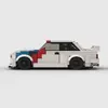 MOC Technical M3 E30 455pcs racing sportscar Vehicle Speed Champion Racer Building Blocks Brick Creative Garage Toys for Boys 2