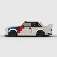 MOC Technical M3 E30 455pcs racing sportscar Vehicle Speed Champion Racer Building Blocks Brick Creative Garage Toys for Boys 2