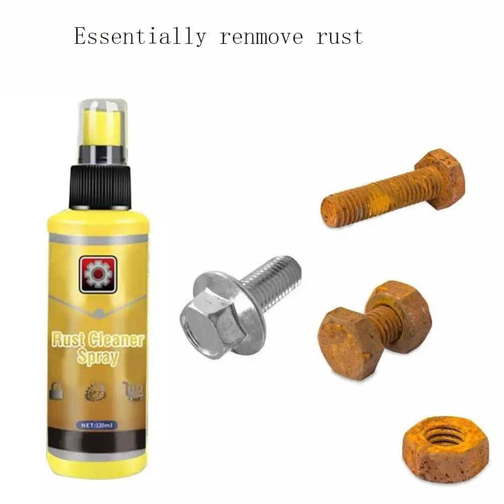 100ML Large Powerful All-Purpose Rust Cleaner Spray Derusting Spray Car Maintenance Household Cleaning Tools Anti-rust Lubricant