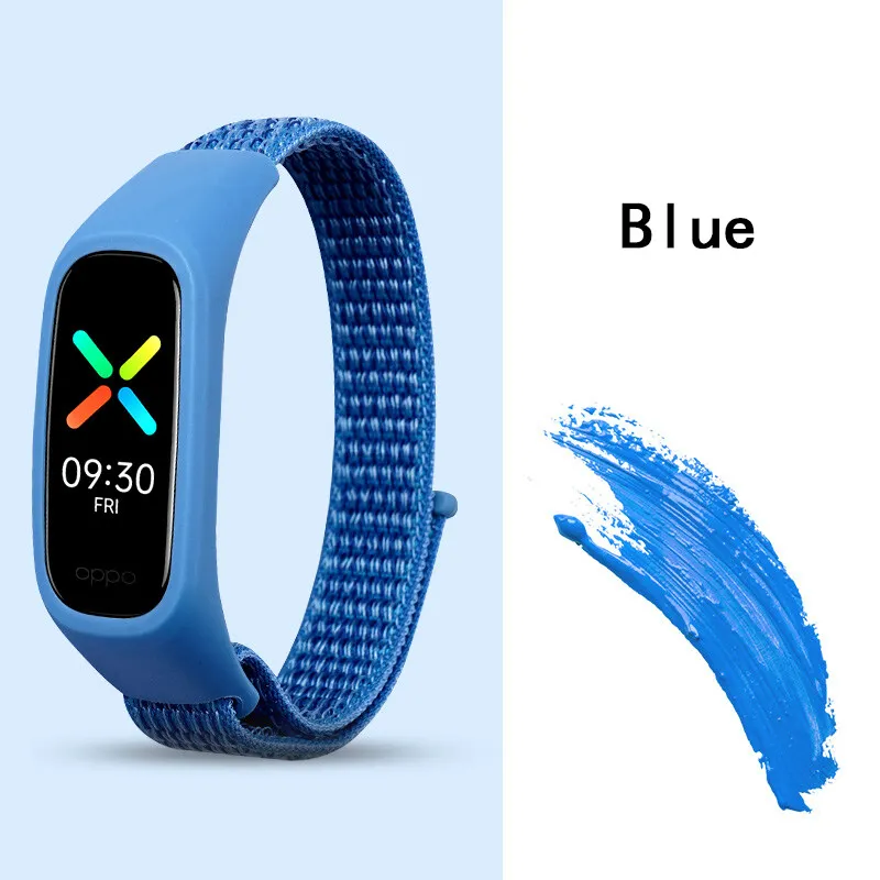 Adjustable Nylon Sport Loop Wristband - Breathable Replacement Bracelet Strap