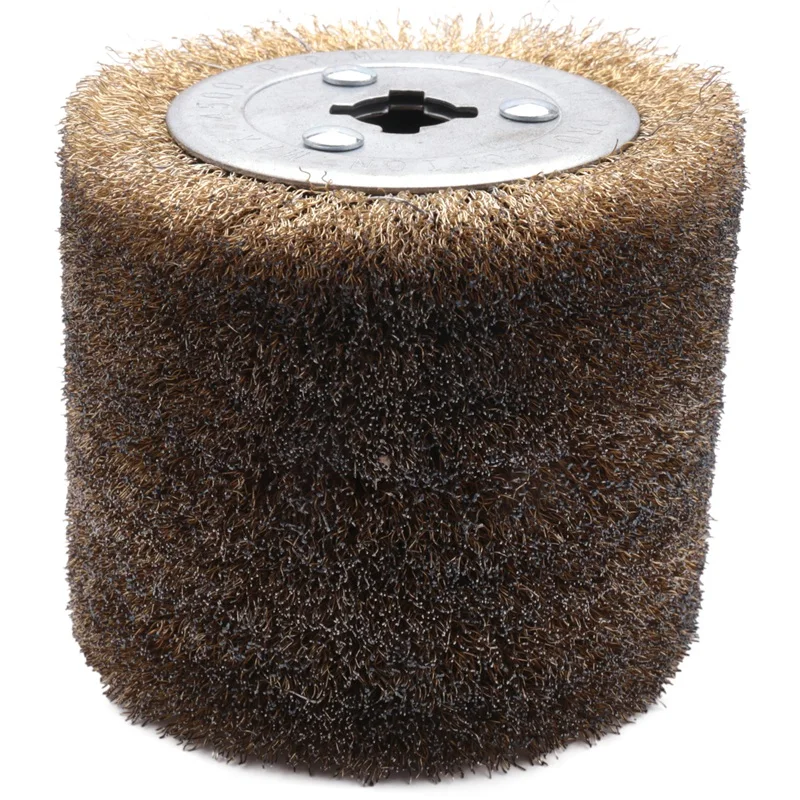 Wire Brush Wheel Wood Open Paint Polishing Deburring Wheel For Electric Striping Machine polishing wheel grinding wheel wood grinding wheel