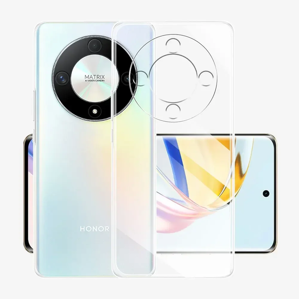 Clear Silicone Soft Case - Enhanced Protective Back Cover for Honor Magic 6 Lite 5G