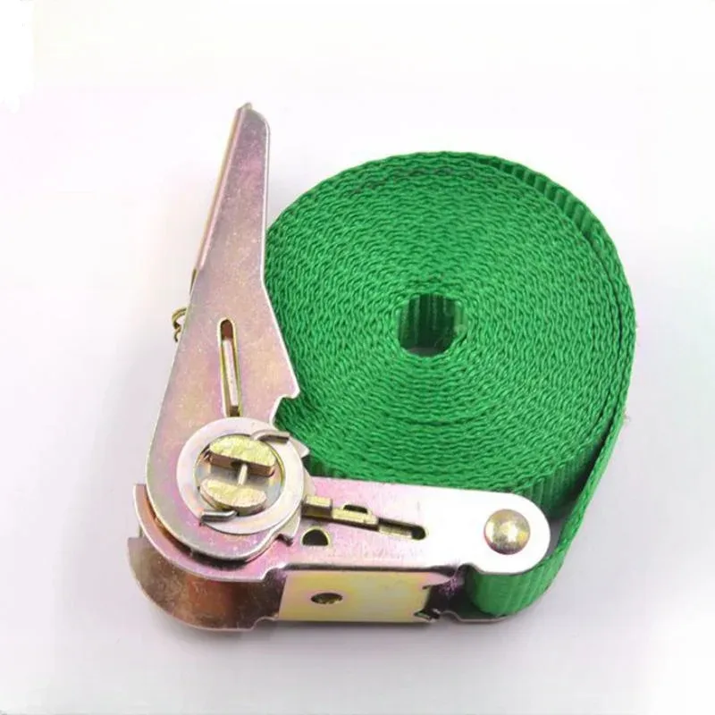 6m Cargo Strap Ratchet Tensioner Freight Car Fixed Tightener Tighten Rope for Luggage Goods Transportation Outdoor Camping cargo straps cargo tie down strap lashing strap tie down straps strapping tensioner luggage strap