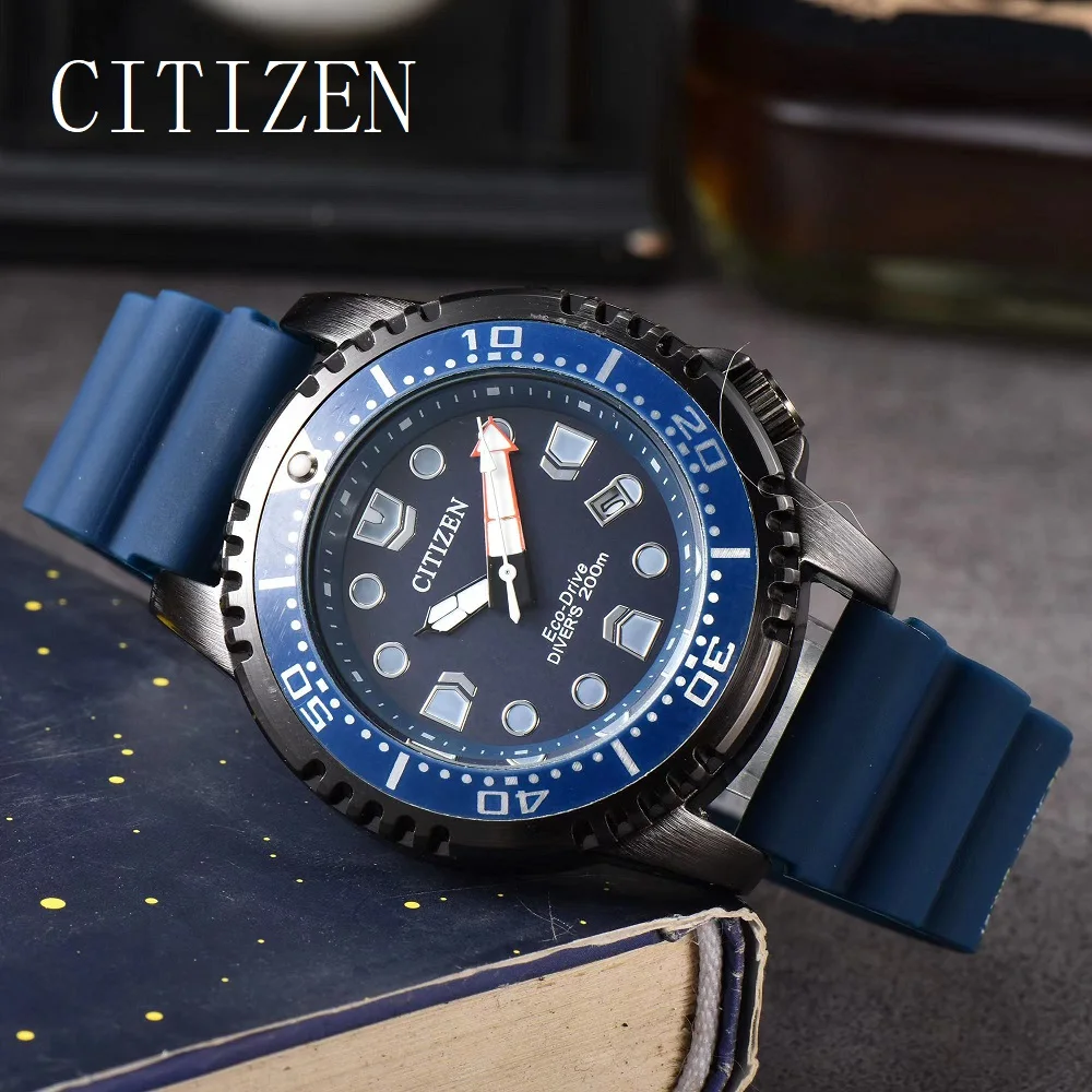 Citizen Brand Watches For Men Business Orologio Automatico Con Data In Gomma In Acciaio Inossidabile Cronografo Di Lusso Orologio Sportivo Al Quarzo M