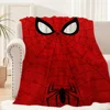 Fashion Cartoon S-Spider-Man Cool Blanket Plush Nap Sofa rug for Living Room Warm Office Bedroom Birthday Home Travel Kid Gifts 6