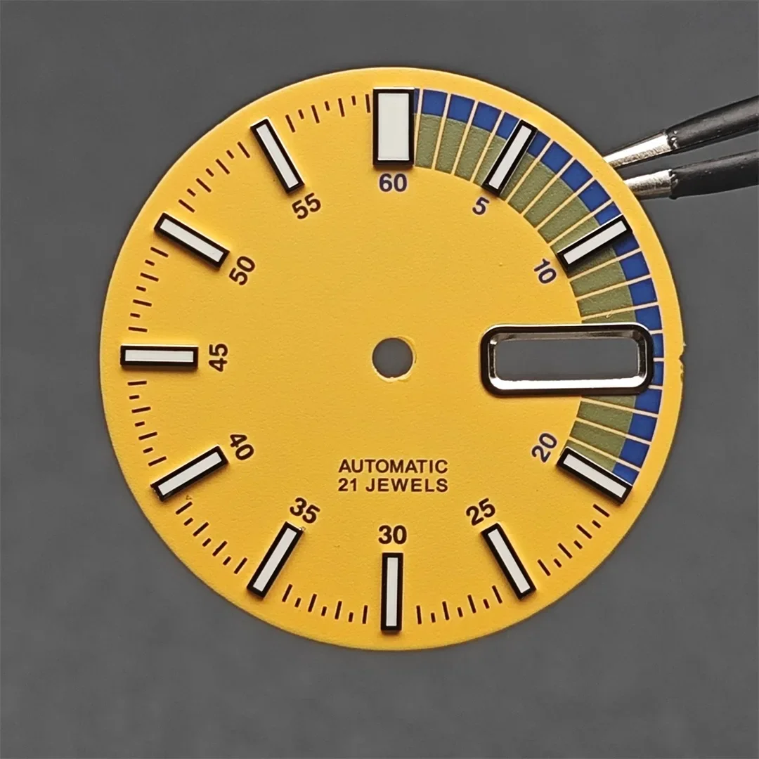 Cadran De Montre 28,5 Mm Pour Mouvement NH36A/4R36 - Accessoire Remplacement - Neuf Avec étiquette