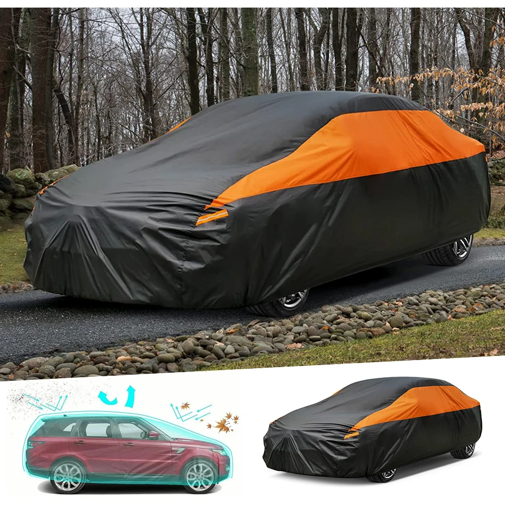 NEW Kayme Waterproof Car Covers for All Weather Outdoor Sun UV Rain Dust Snow Protection Fit Sedan SUV Hatchback MPV Wagon