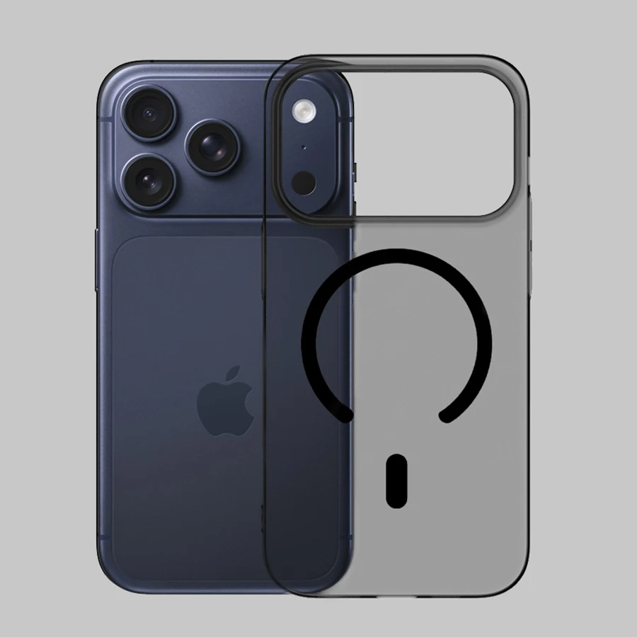 Luxury Ultra Thin Magnetic Translucent Matte Case with Clear Back Cover