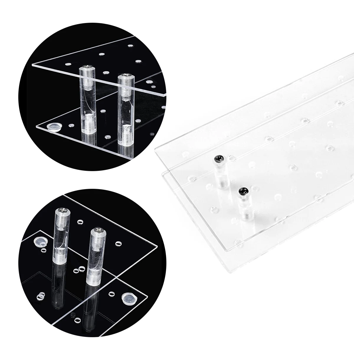 Cake Lollipop Holder Display Stand 42/20/21Holes Acrylic Holder Clear Durable Candy Holder for Wedding Party Candy Dessert Bar 5