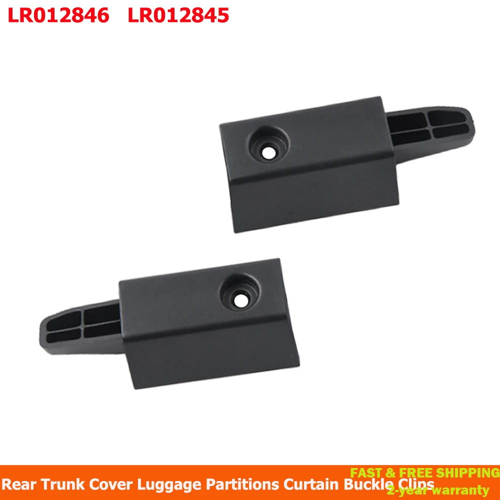 2 Fermagli Copribagagli Per Range Rover Sport E Freelander 2 – LR012846/LR012845, In ABS Nero