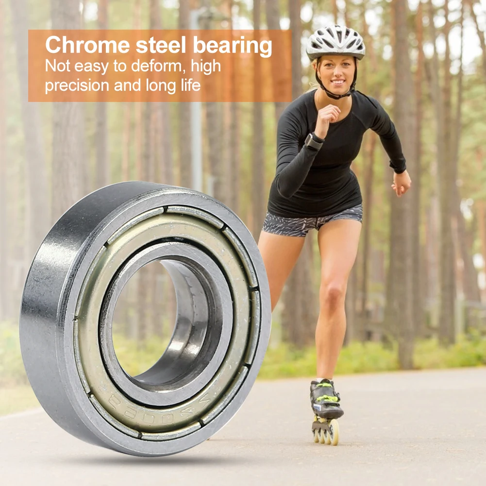 10pcs 10x22x6mm Ball Bearing 61900zz Deep Groove Pulley Wheel for Skating Shoes