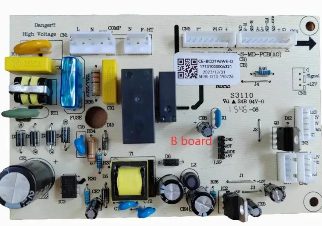 midea CE-BCD196WE-D 17131000004321 refrigerator board CE-BCD308WE-S CE-BCD232WE-S 17131000000521 BCD-256/226 17131000000507