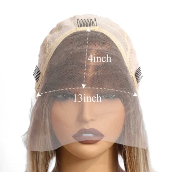 Peruka naturalna Henrietta front lace z częściowym monofilamentem - obrazek 3