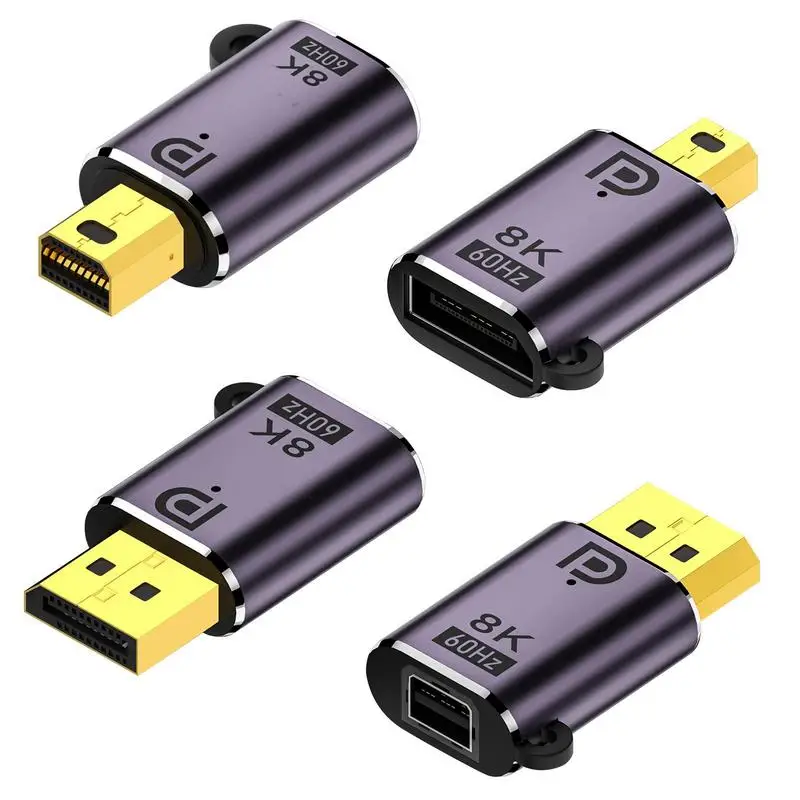 Convertitore Adattatore Da Mini Dp A Displayport 1.4 8K @ 60Hz Estensore Cavo Bidirezionale Da Dp A Mini Dp Maschio A Femmina Per Macbookpro
