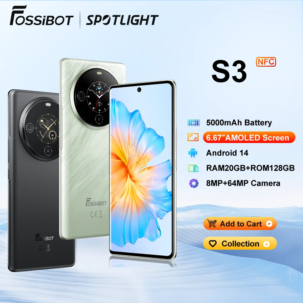World Premiere] FOSSiBOT S3 PRO Smartphone 6.67
