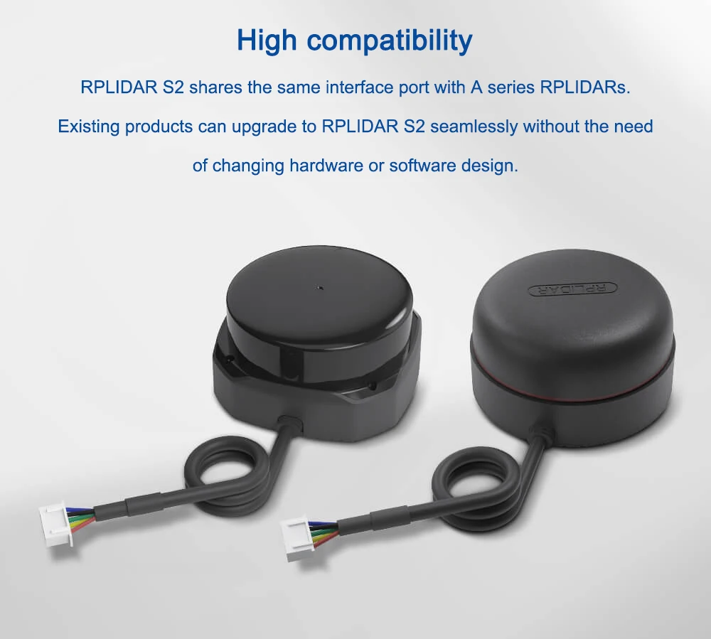 SLAMTEC RPLIDAR TOF Laser Scanner S2 Series LiDAR Sensor 30M-50M Scanning Radius