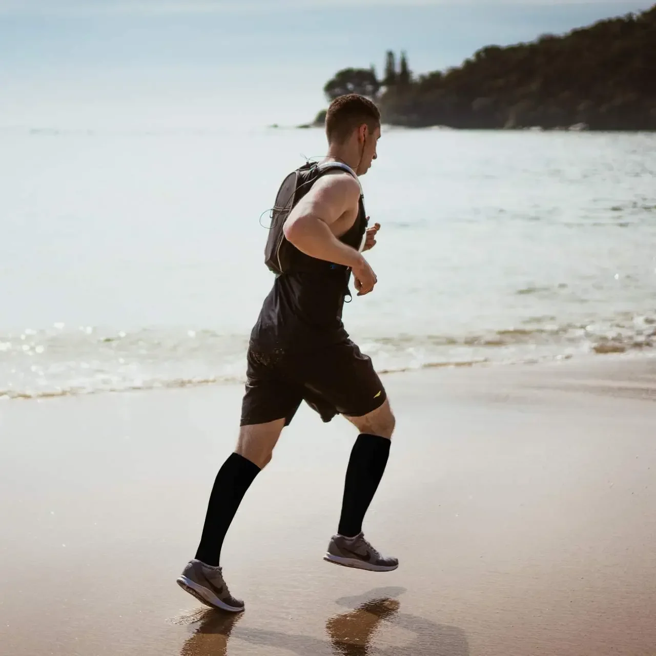 5 Paar Kompressionsstrümpfe für Herren, Laufsportsocken, kniehoch, 20–30 mmHg, medizinische Kompressionsstrümpfe für Ödeme und Krampfadern, Damen-Kompressionsstrümpfe – Detail 14