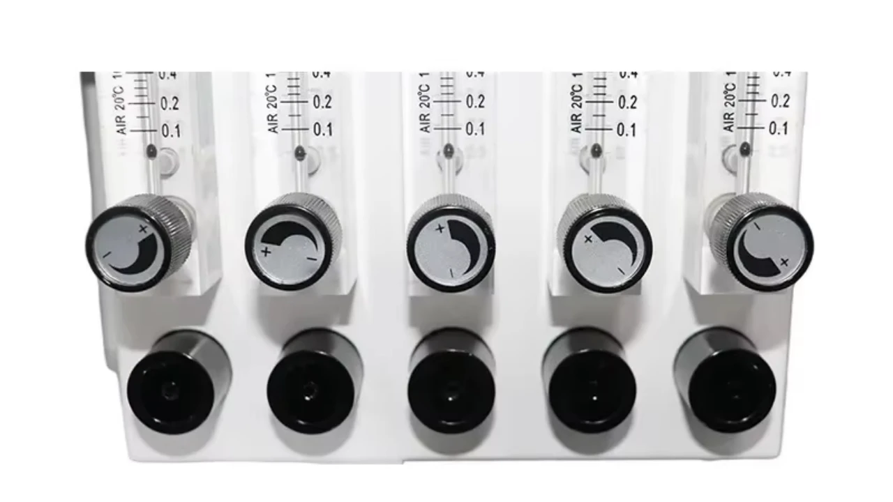 DL8 pro Laboratory Anaesthesia Machine 5-channel for Small Animals Rats Rabbits Hamsters Oxygen Flow Meter Fast Oxygen Supply
